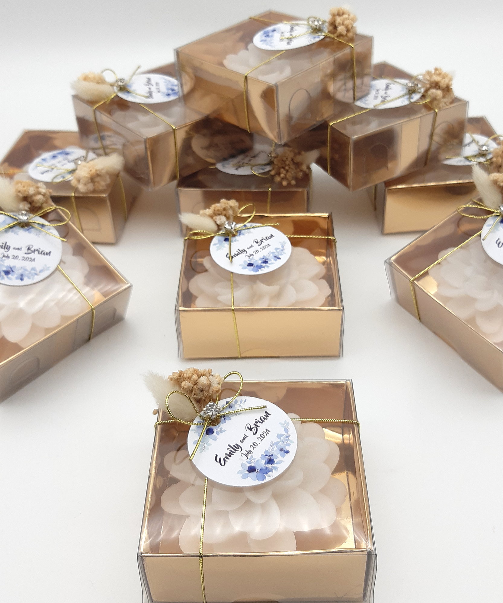Lotuskerze hochzeit geschenke für brautpaar, gastgeschenk hochzeit gäste, taufe geschenk gäste babyparty, Schön Das Du Da Bist