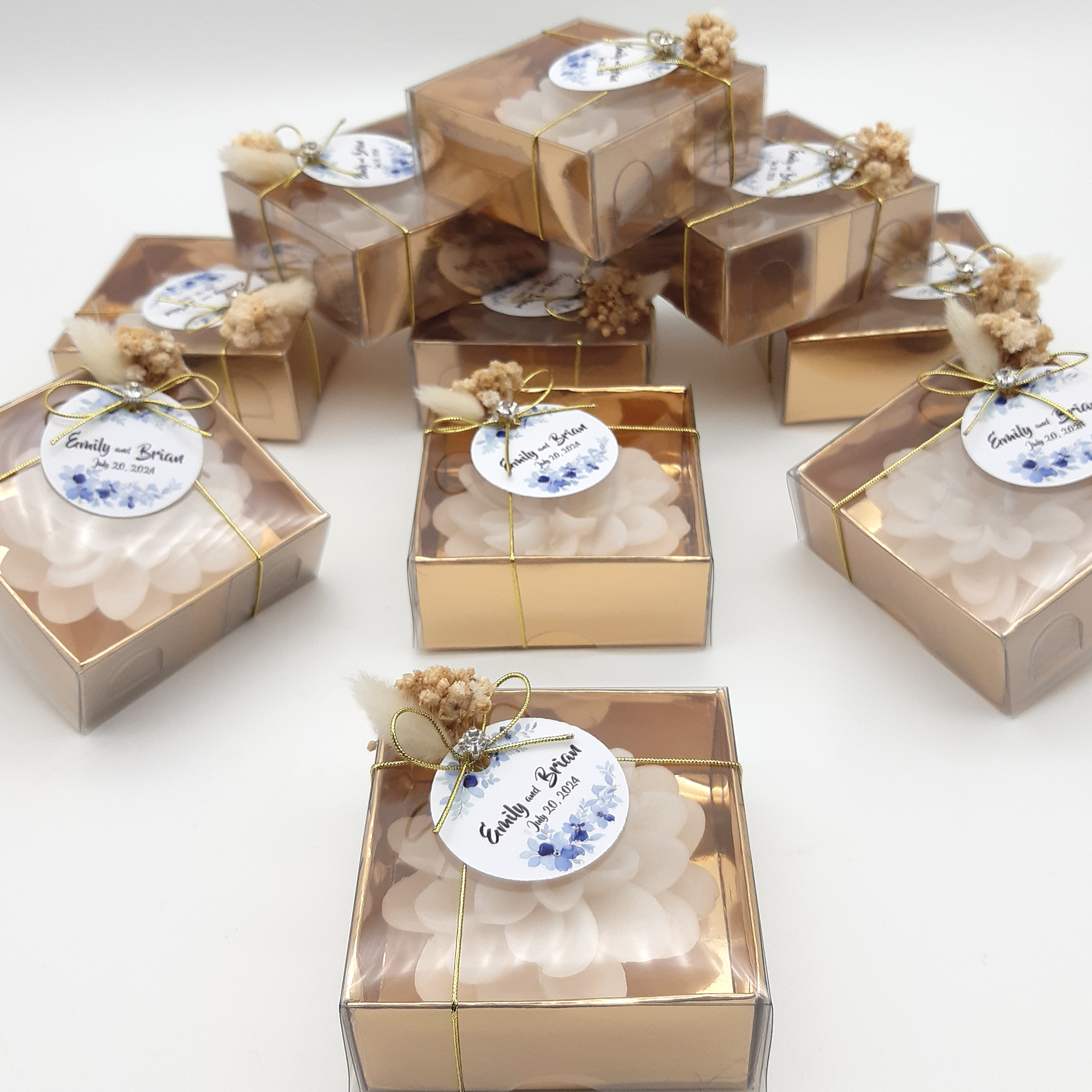 Lotuskerze hochzeit geschenke für brautpaar, gastgeschenk hochzeit gäste, taufe geschenk gäste babyparty, Schön Das Du Da Bist