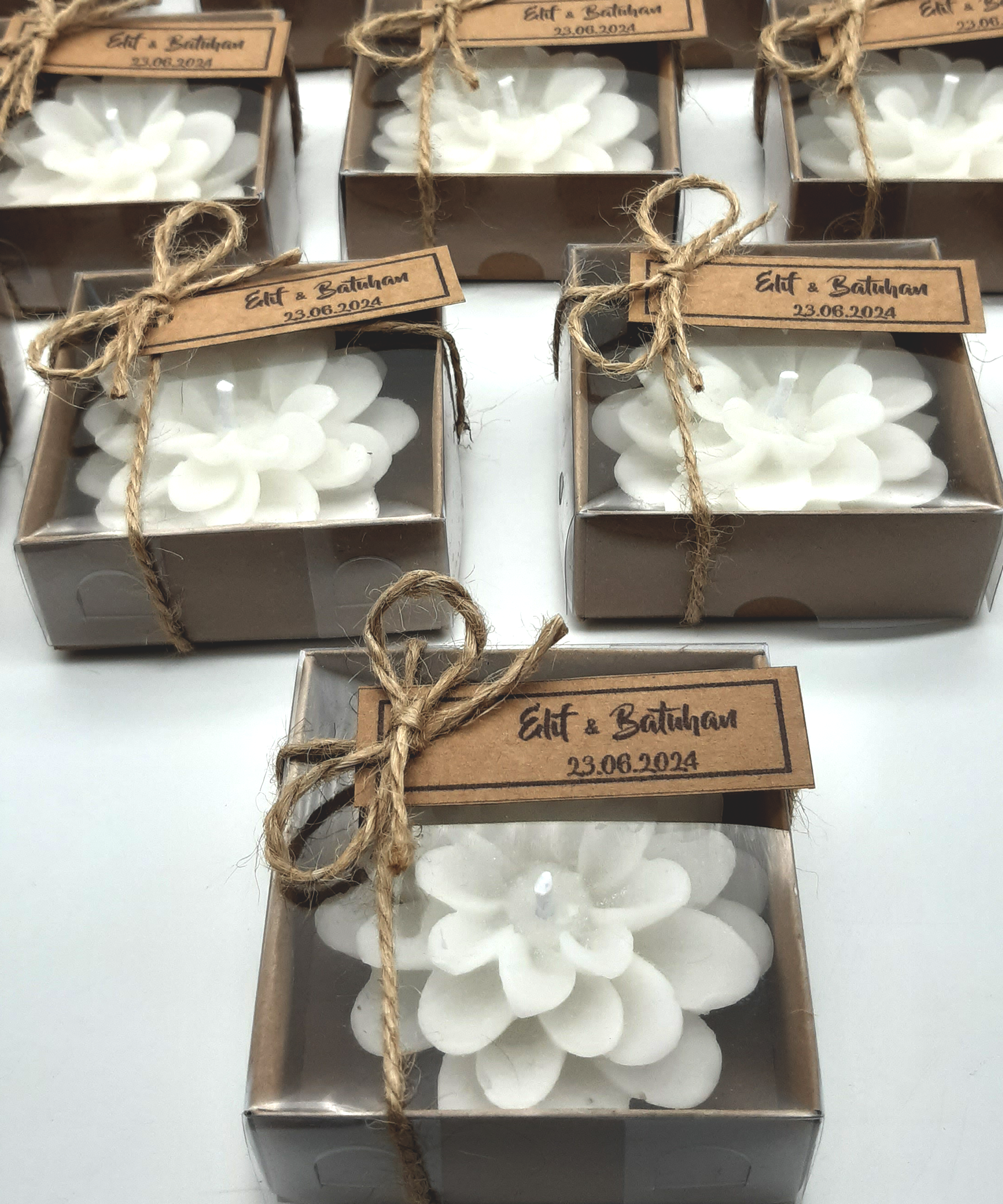 Lotuskerze, Schön Das Du Da Bist, hochzeit geschenke für brautpaar, gastgeschenk hochzeit gäste, taufe geschenk gäste babyparty,