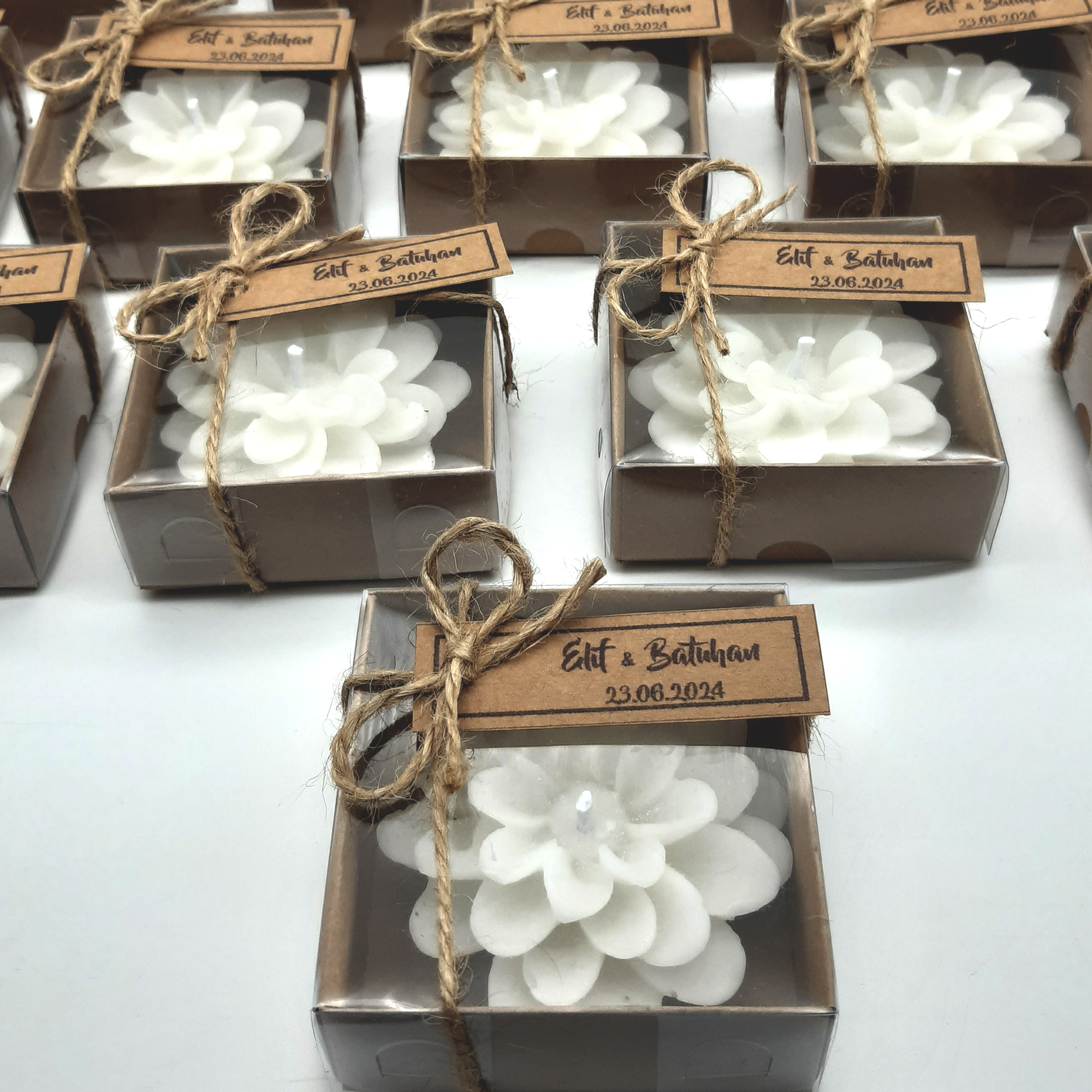 Lotuskerze, Schön Das Du Da Bist, hochzeit geschenke für brautpaar, gastgeschenk hochzeit gäste, taufe geschenk gäste babyparty,