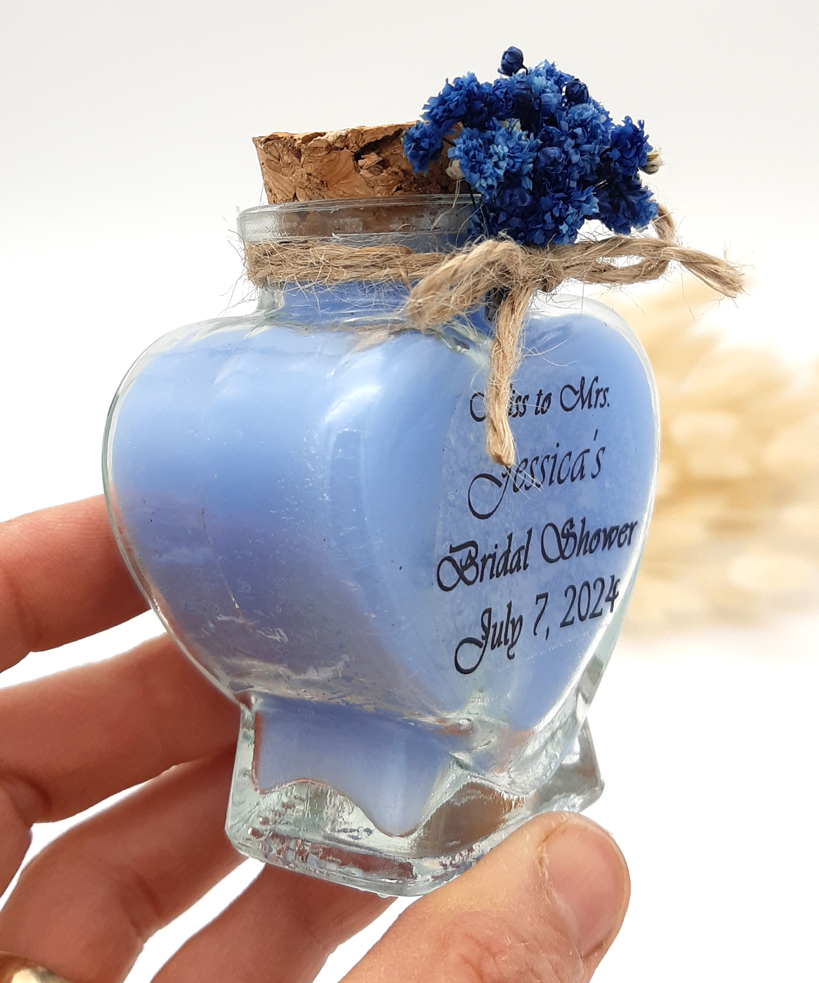 hochzeit geschenke für brautpaar, Kerze im Herzglas, gastgeschenk hochzeit gäste, taufe geschenk gäste babyparty, Schön Das Du Da Bist