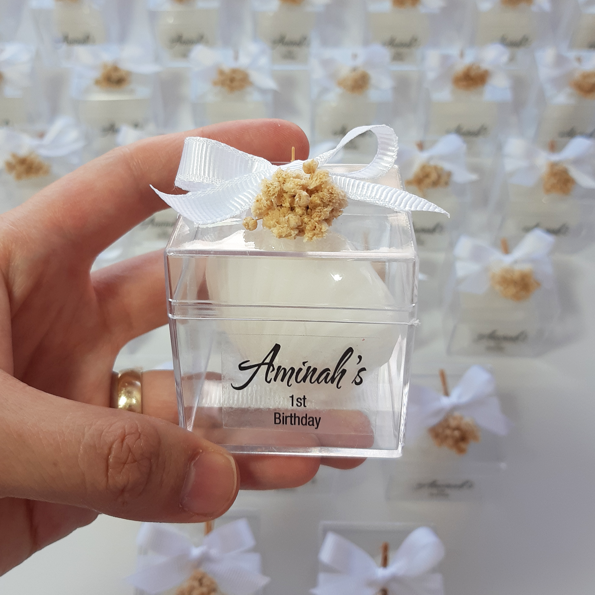 Muschelkerze gastgeschenk hochzeit gäste,  taufe geschenk gäste babyparty, hochzeit geschenke für brautpaar,  Schön Das Du Da Bist
