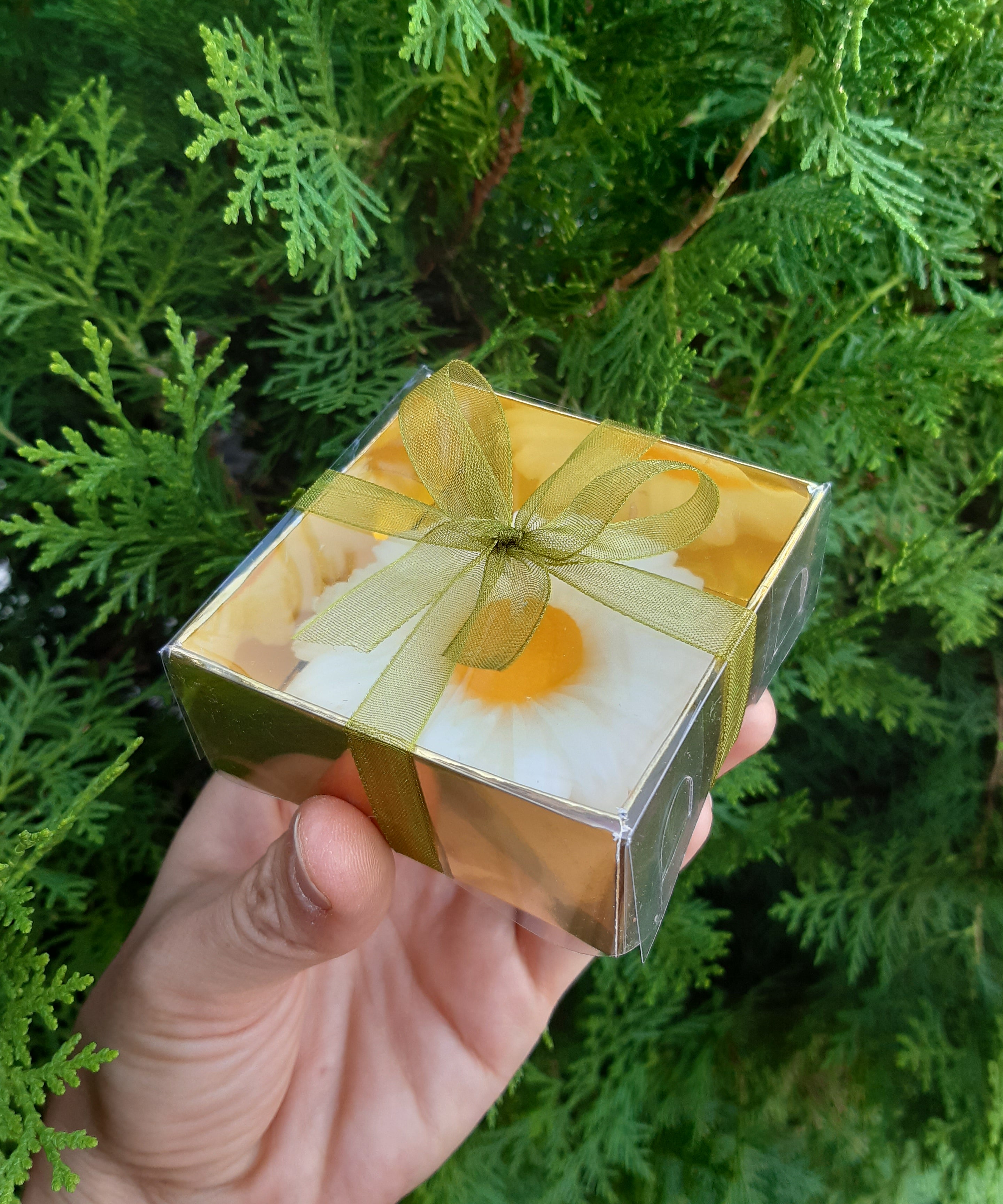 Gänseblümchenkerze hochzeit geschenke für brautpaar, gastgeschenk hochzeit gäste, taufe geschenk gäste babyparty, Schön Das Du Da Bist