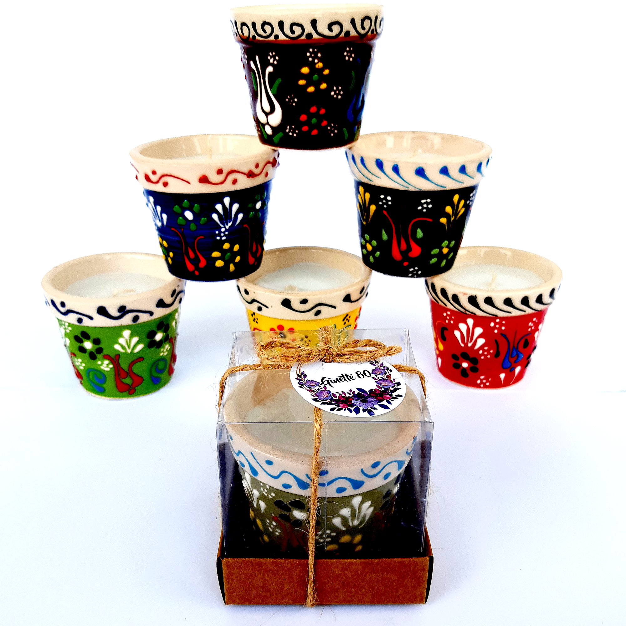 hochzeit geschenke für brautpaar,Kerze im Keramiktopf, gastgeschenk hochzeit gäste, taufe geschenk gäste babyparty, Schön Das Du Da Bist