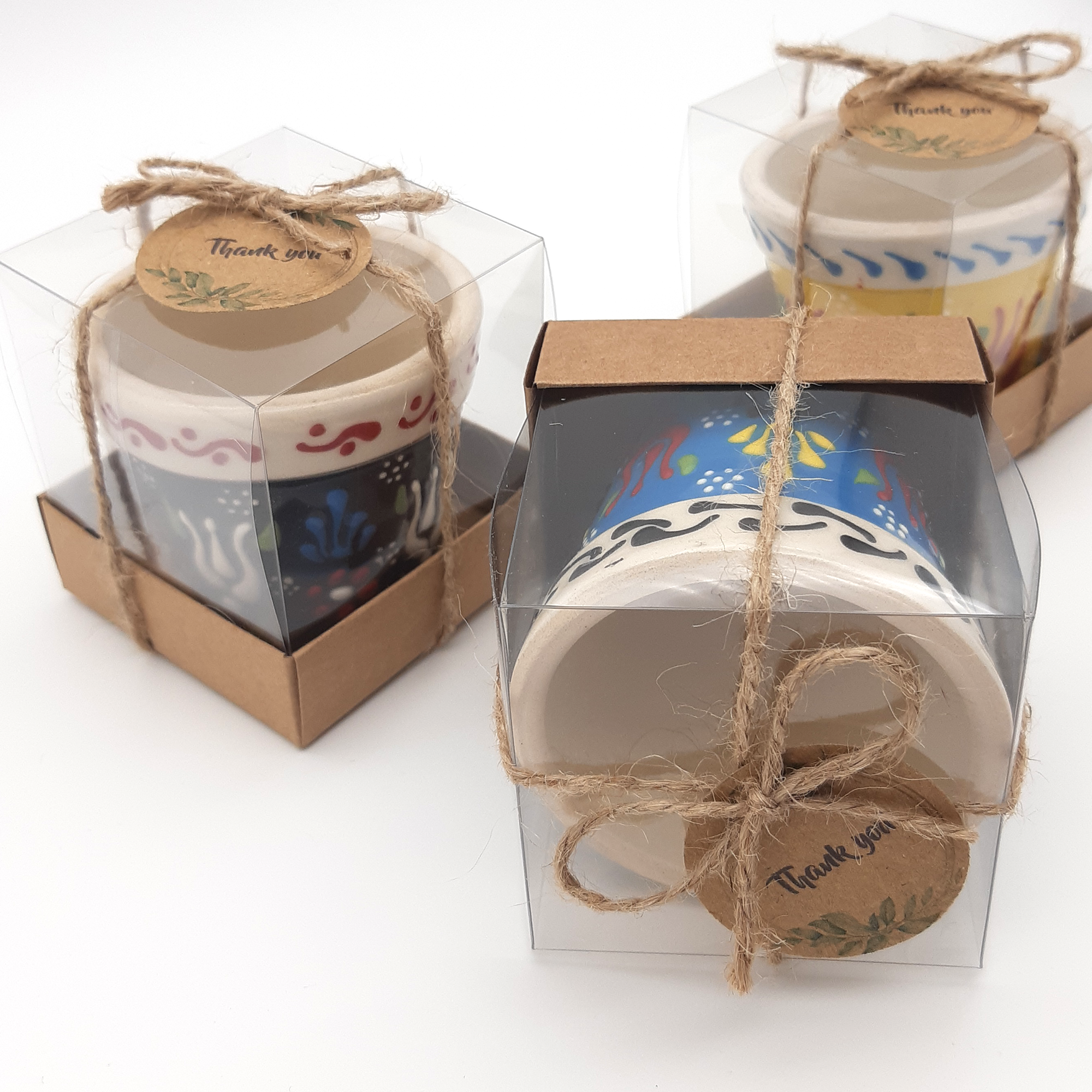 gastgeschenk hochzeit gäste, Minitöpfe in Kartons hochzeit geschenke für brautpaar, taufe geschenk gäste baby, Schön Das Du Da Bist