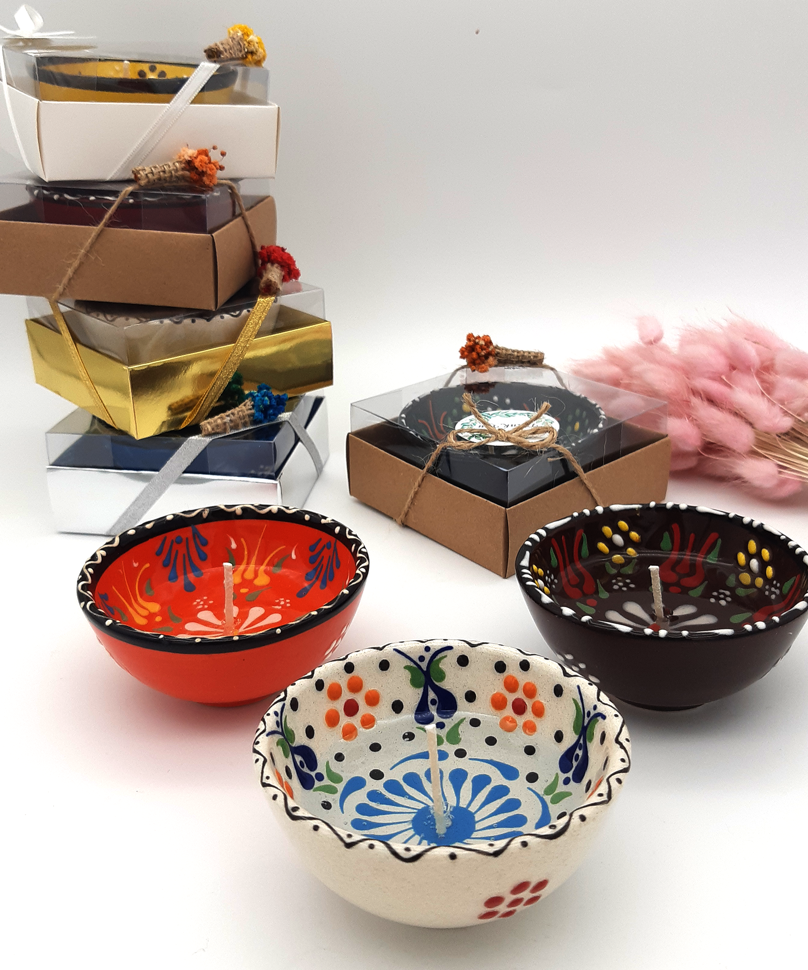 gastgeschenk hochzeit gäste, Gelkerze in Keramikschalen hochzeit geschenke für brautpaar, taufe geschenk gäste babyparty, Schön Das Du Da Bist