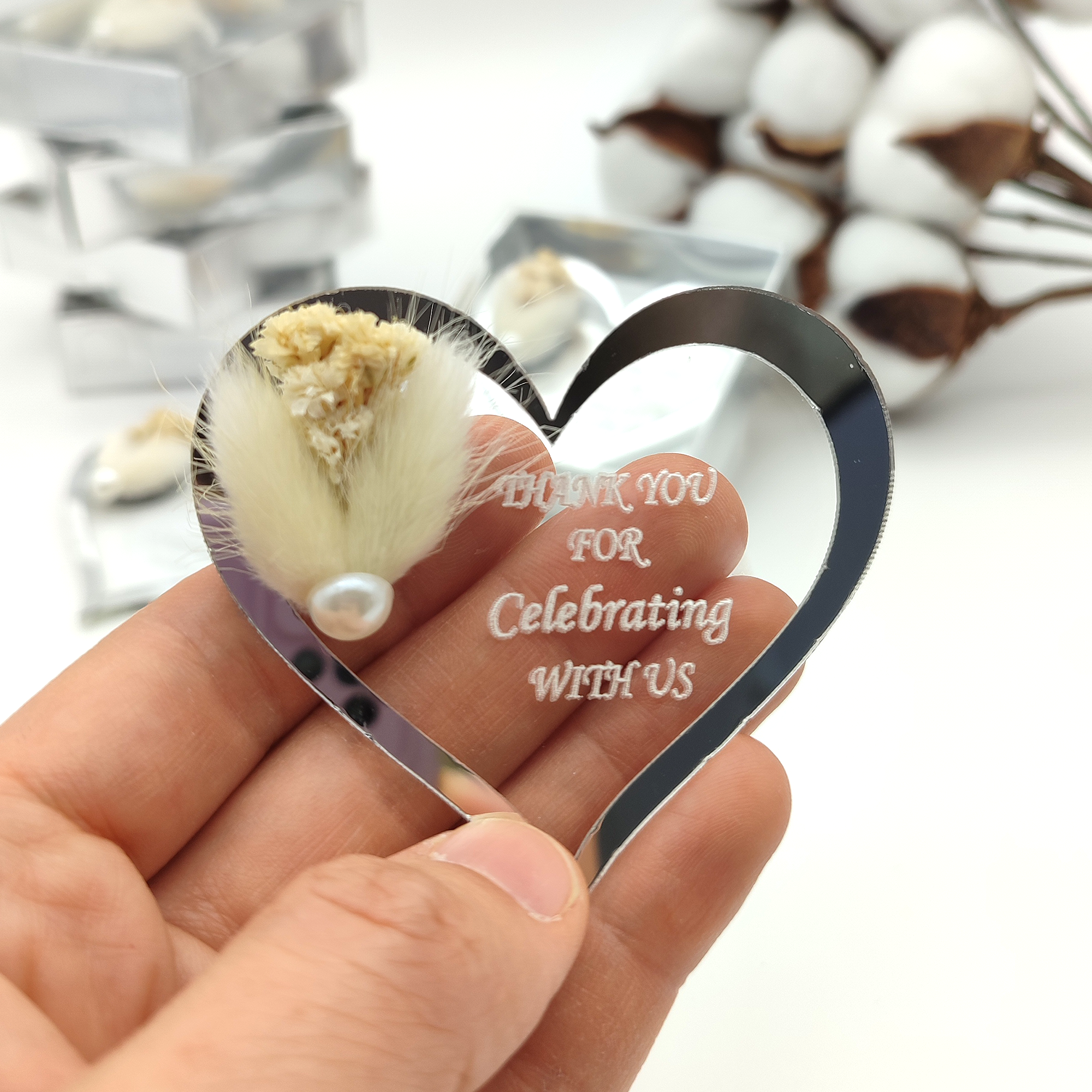 gastgeschenke hochzei für die gäste personalisier,  Stück gold silber Acryl hochzeit gastgeschenke für die gäste, Taufe, Kommunion Konfirmation,Geburtstag, schön das du da bist, Brautparty