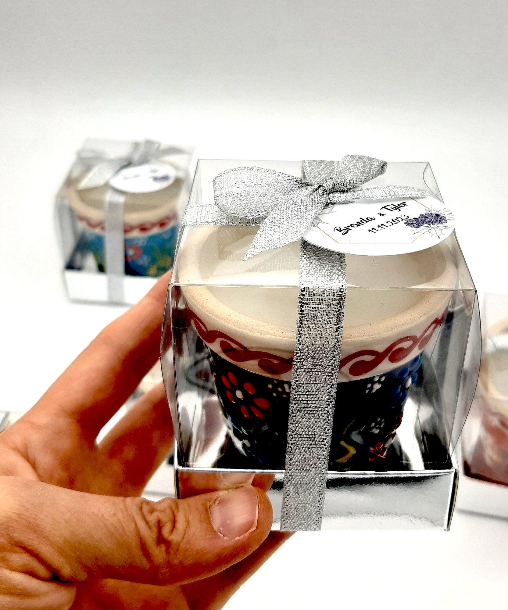 hochzeit geschenke für brautpaar,Kerze im Keramiktopf, gastgeschenk hochzeit gäste, taufe geschenk gäste babyparty, Schön Das Du Da Bist