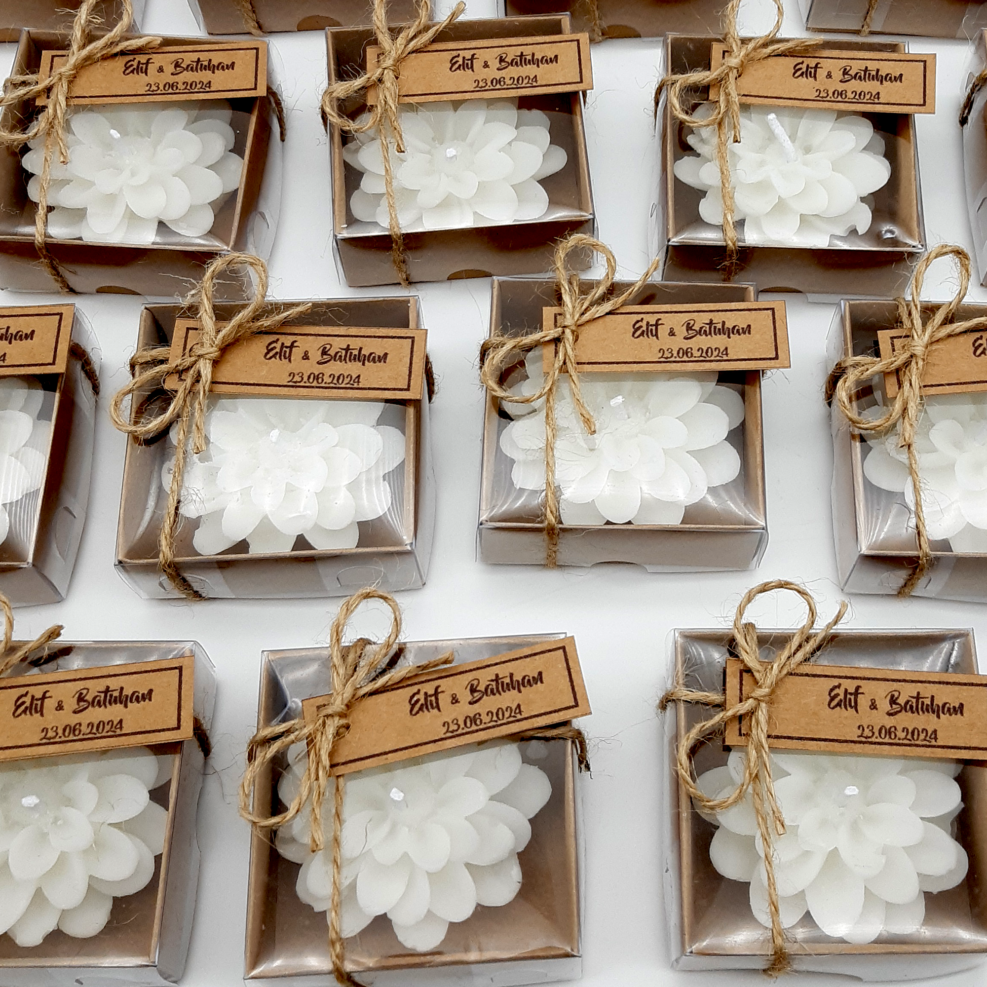 Lotuskerze, Schön Das Du Da Bist, hochzeit geschenke für brautpaar, gastgeschenk hochzeit gäste, taufe geschenk gäste babyparty,