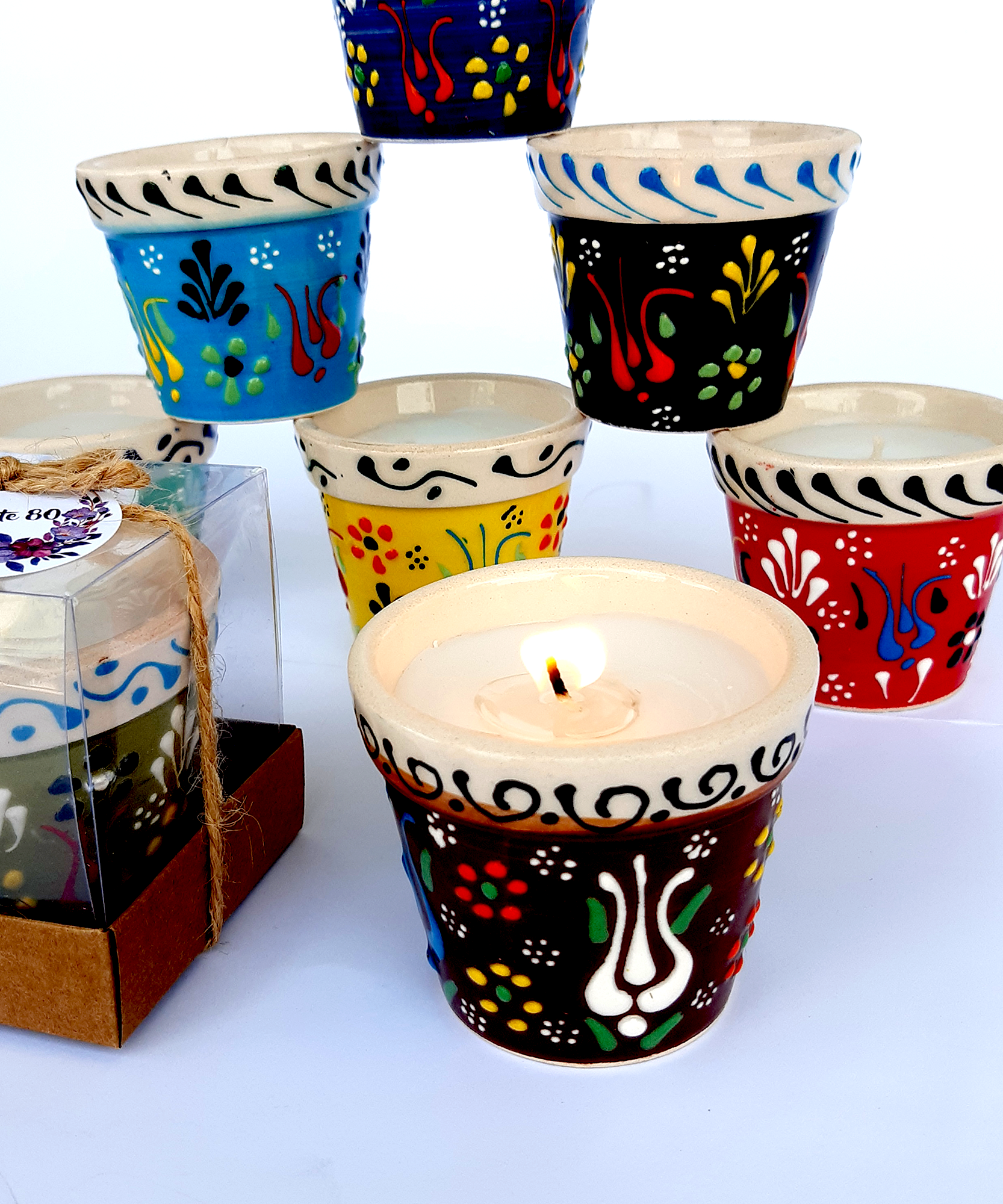 hochzeit geschenke für brautpaar,Kerze im Keramiktopf, gastgeschenk hochzeit gäste, taufe geschenk gäste babyparty, Schön Das Du Da Bist